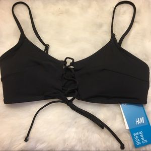 ‼️SOLD‼️NWT H&M Bikini Top Tie Front